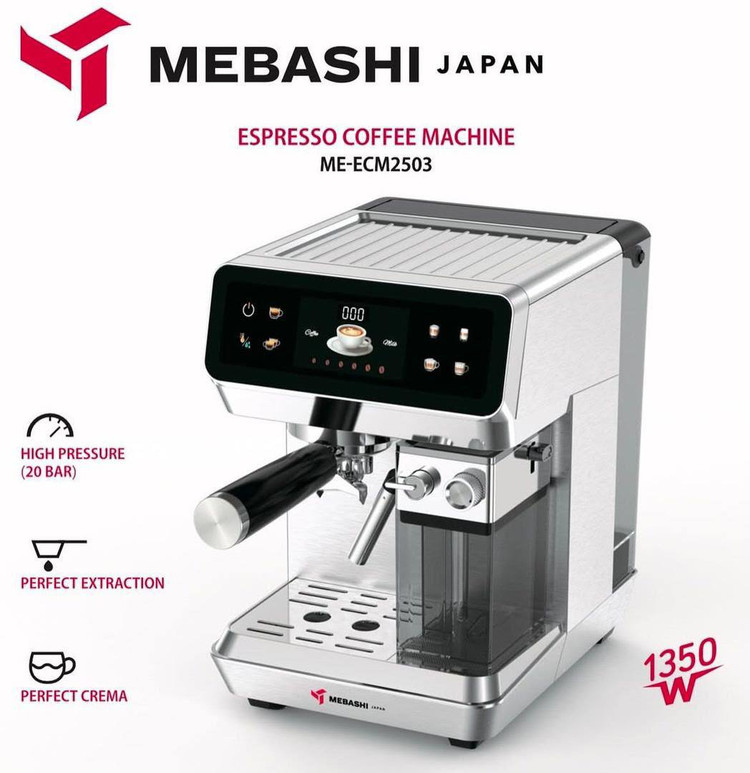 اسپرسوساز مباشی مدل ME-ECM2503 ظرفیت ۱.۸ لیتر